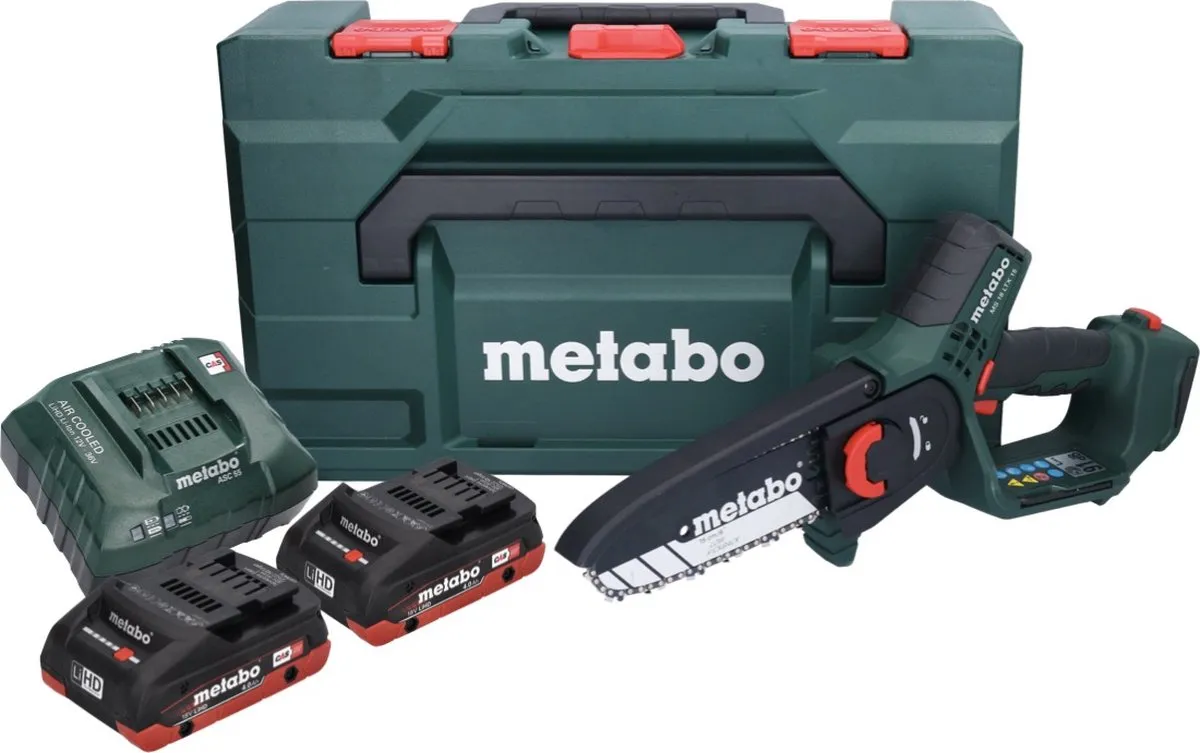 Metabo MS 18 LTX 15 Accu-Houtzaag 15cm - 2x 4,0Ah + Oplader - afbeelding 2 van 5