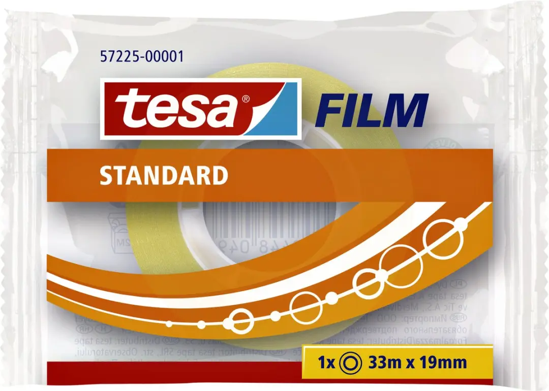 Tesa Standaard Plakband 33m x 19mm