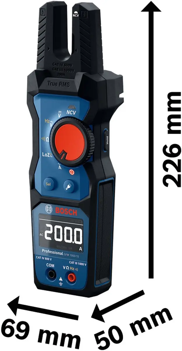 Bosch Professional GFM 1000-15 Vorkstroomtang - Blauw