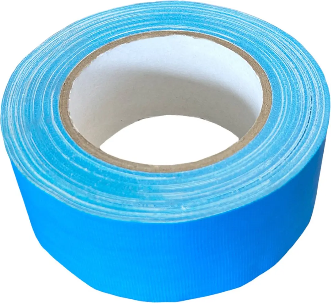 Kortpack Duct-Tape 50mm x 25m Fluor Blauw