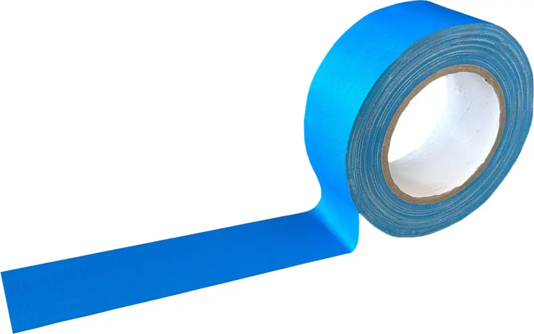 Kortpack Duct-Tape 50mm x 25m Fluor Blauw