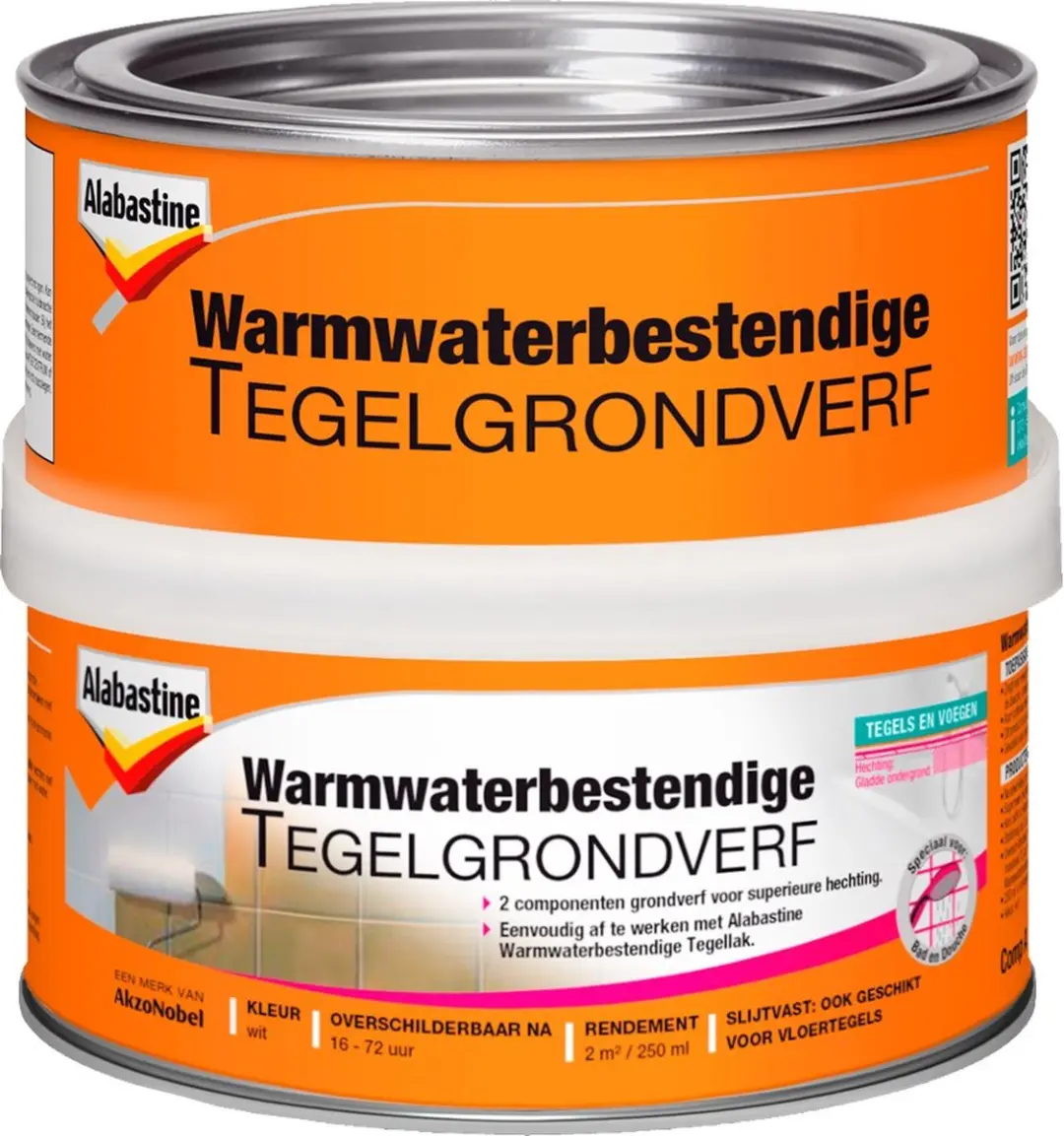 Alabastine Tegelgrondverf Wit 750ml