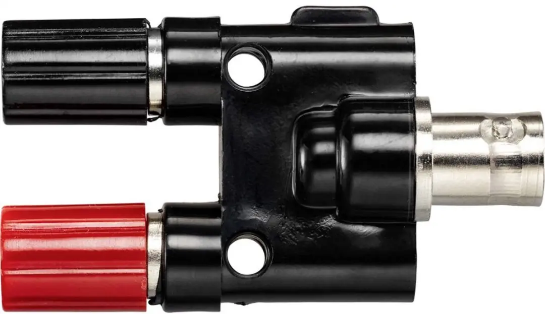 Tru Components Adapterstekker BNC-bus 4mm - Zwart