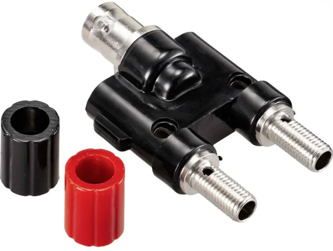 Tru Components Adapterstekker BNC-bus 4mm - Zwart
