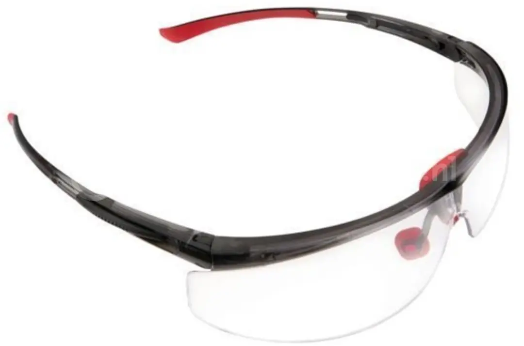 Honeywell Adaptec Standaard Veiligheidsbril - Rood/Transparant/Zwart