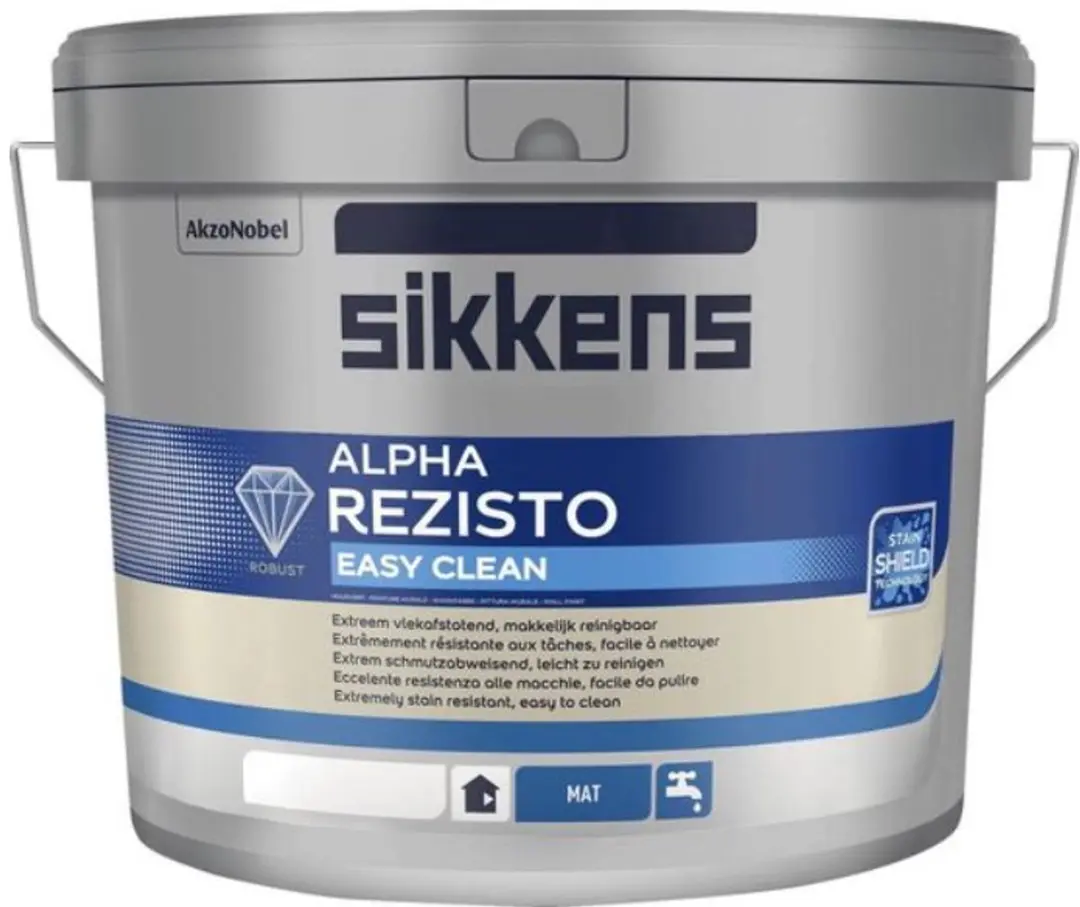 Sikkens Alpha Rezisto Easy Clean Muurverf 10L