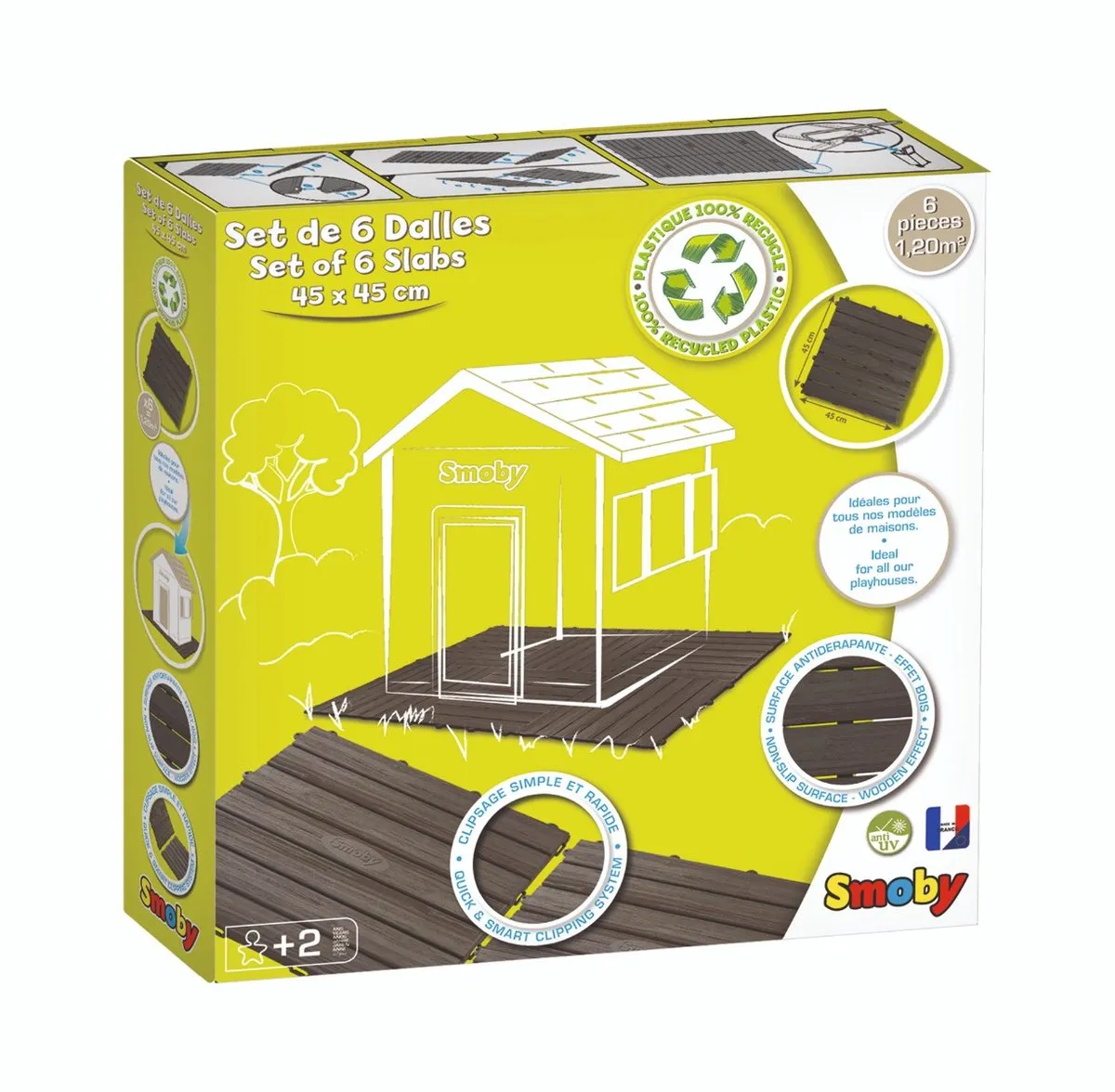 Smoby Vloerset Speelhuis 6-delig - afbeelding 6 van 6