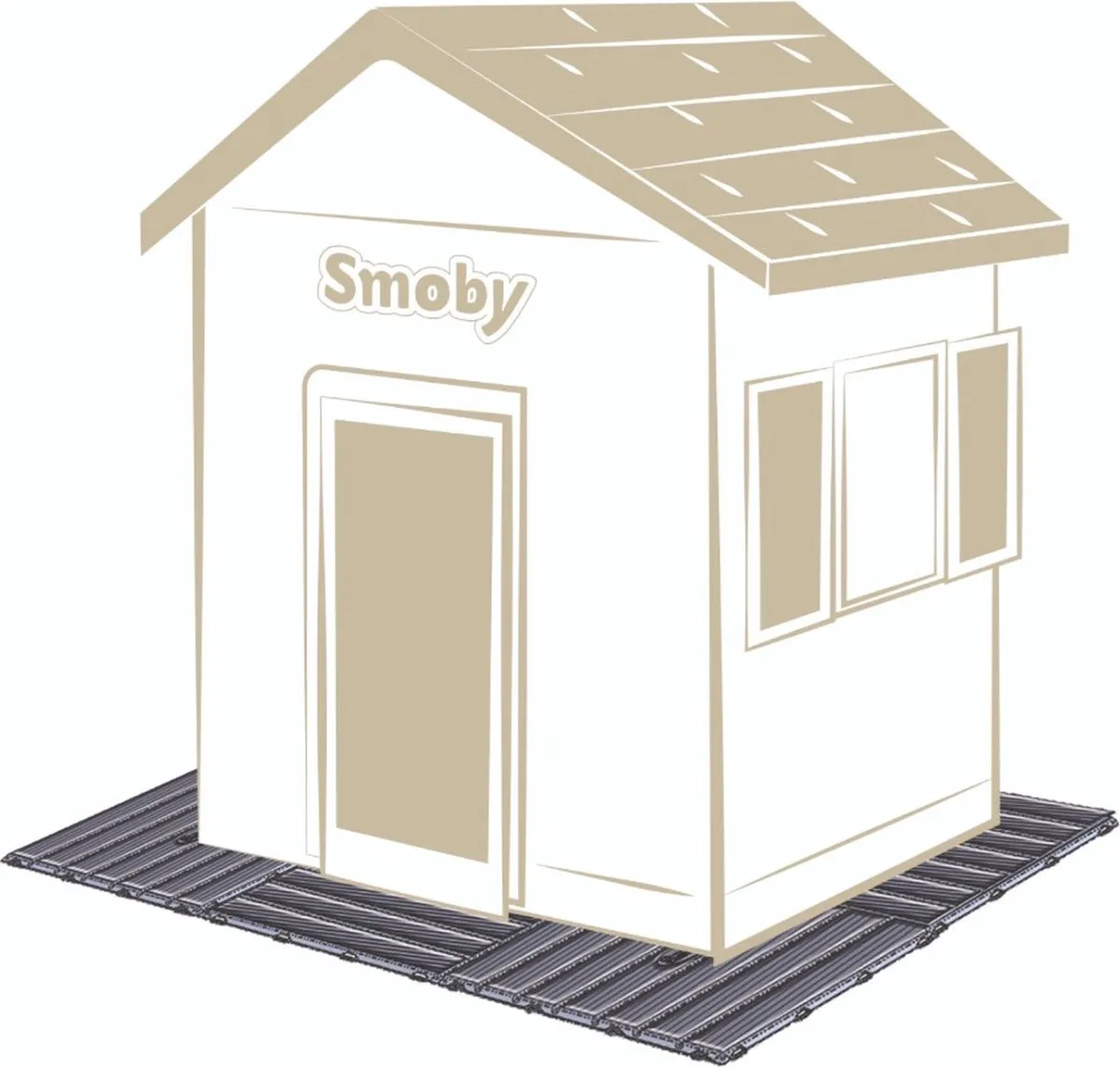 Smoby Vloerset Speelhuis 6-delig