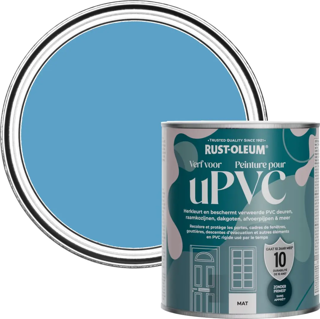 Rust-Oleum Blauwe Verf voor PVC 750ml