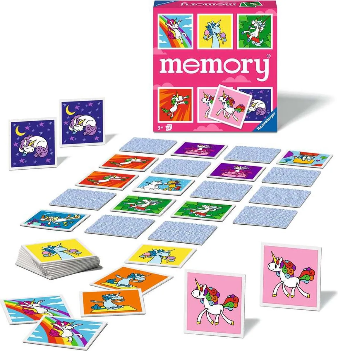Ravensburger Unicorns Memory 20999 - Bordspel