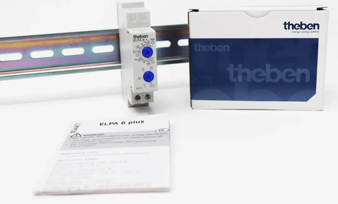 Theben ELPA 6 plus Elektronische Trappenhuistimer 300W - Wit - afbeelding 6 van 6