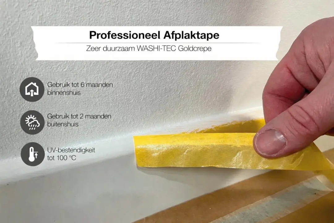 Kip 3808 Fineline Tape Washi - Oranje 18mm