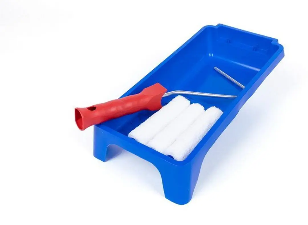 VEBA Lakroller Set 10cm - met verfbak en beugel - Multi