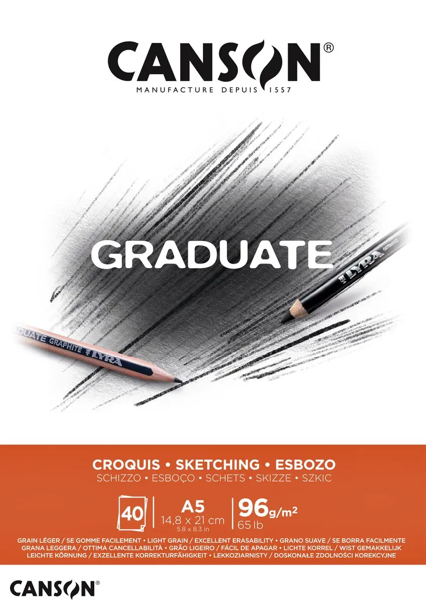 Canson Graduate Sketch Schetspapier 96g A5