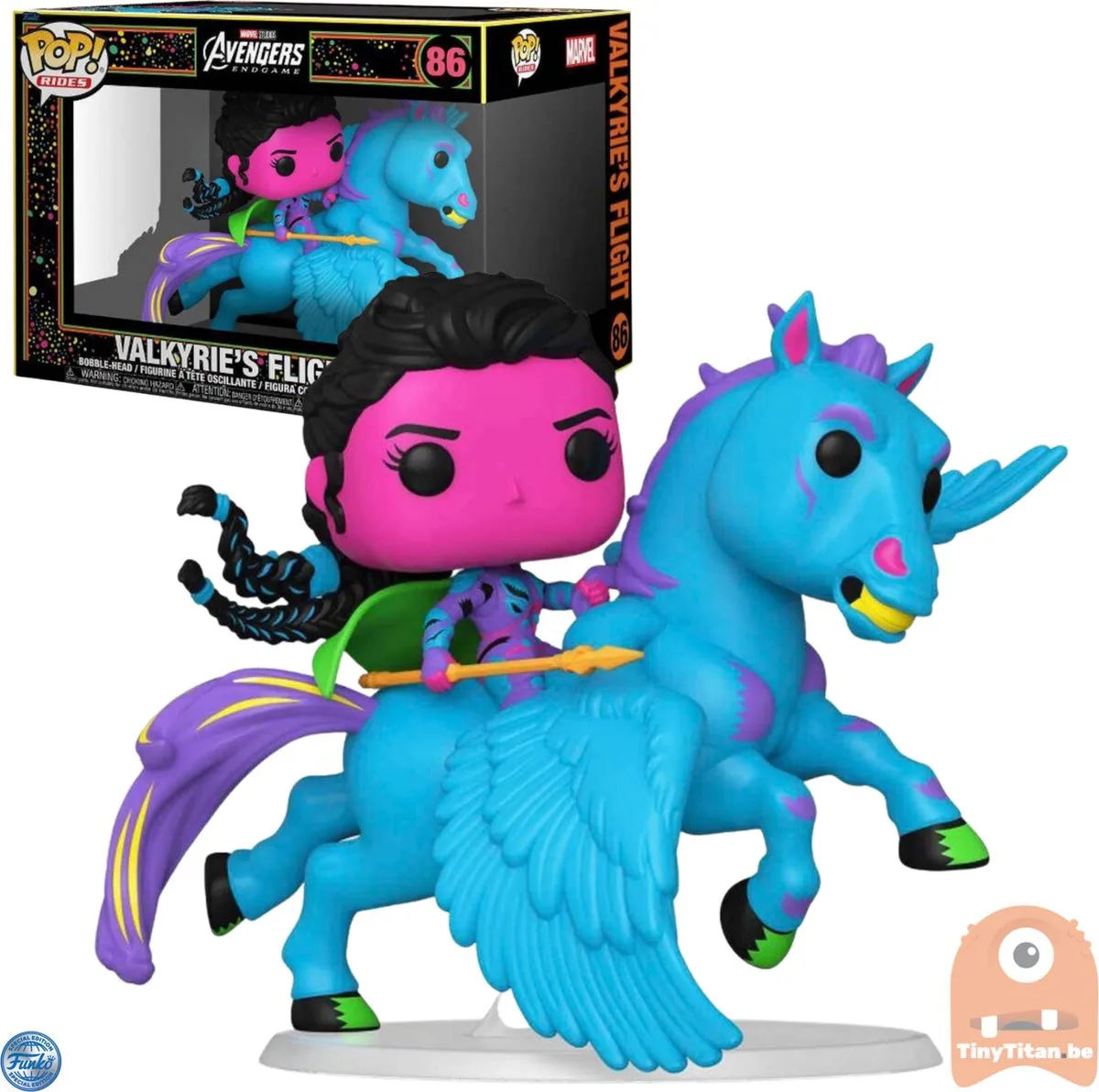 Funko The Avengers Endgame POP! Deluxe Valkyrie's Flight Verzamelfiguur - 9cm - Multicolours