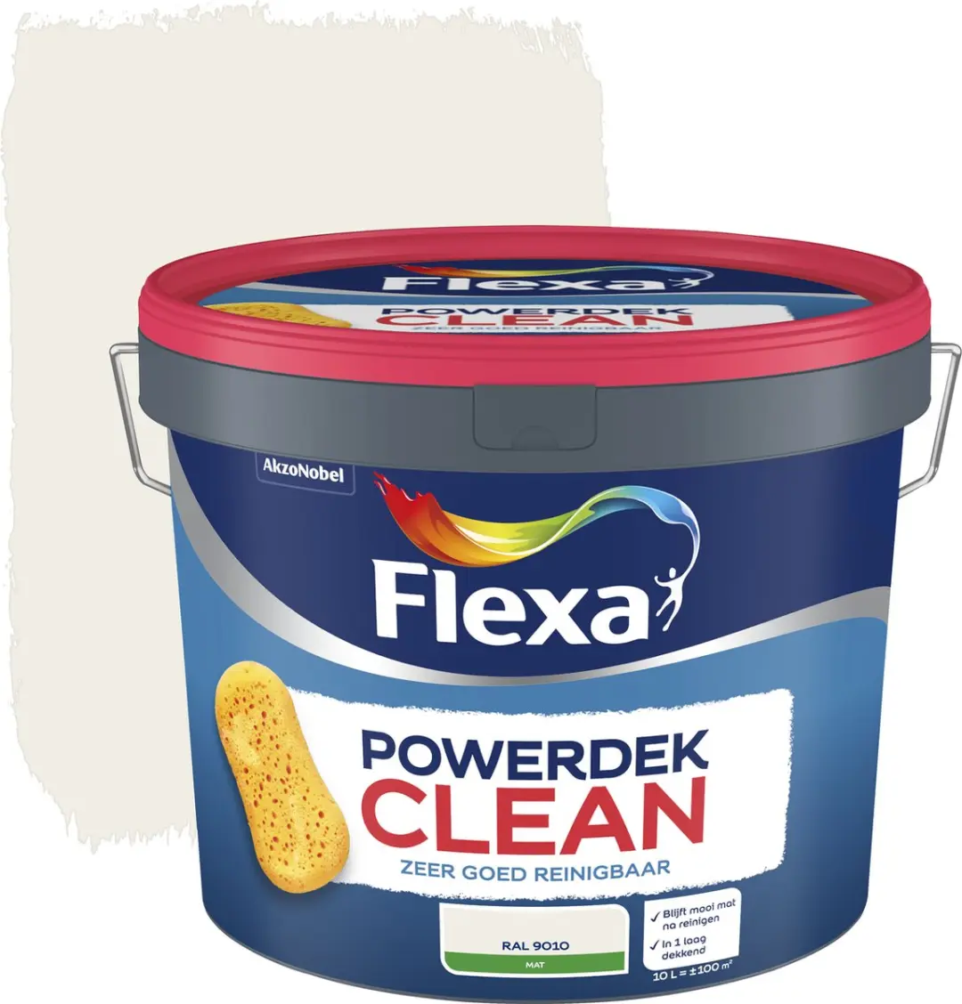Flexa Powerdek Clean Verf 10L