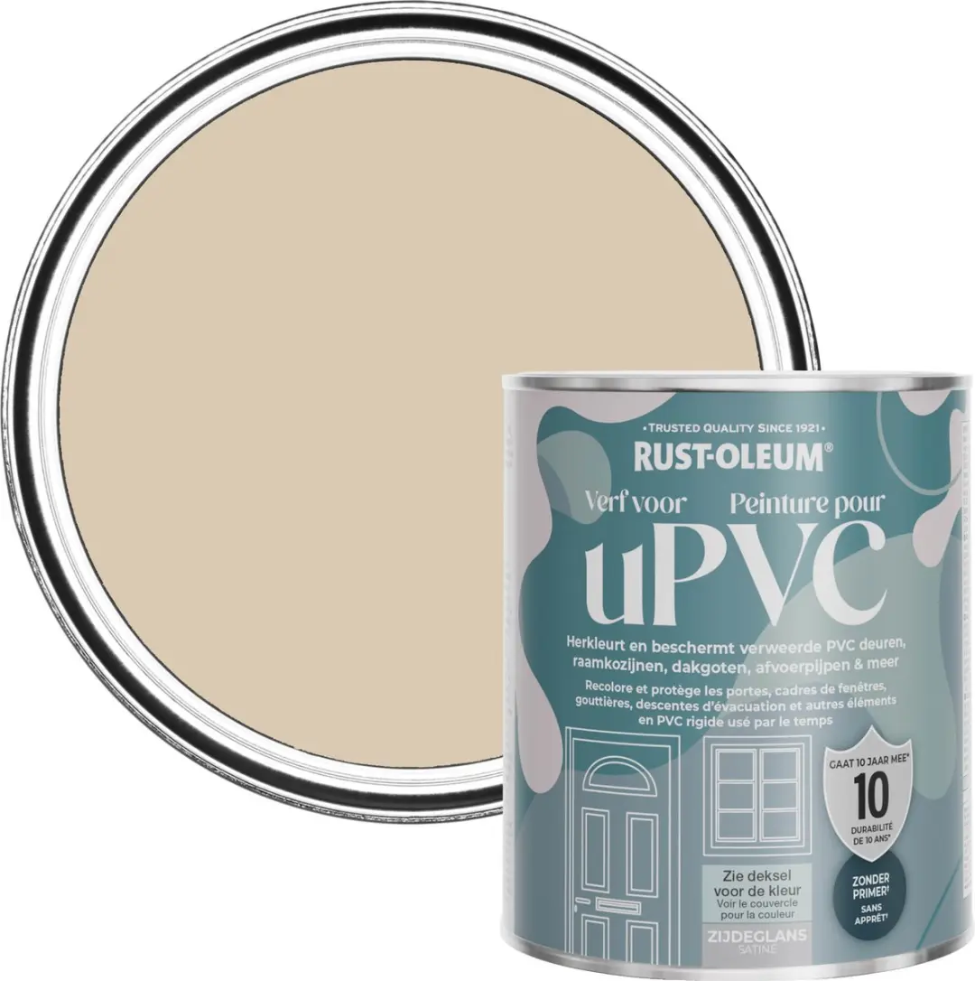 Rust-Oleum Lichtbruin Zijdeglans Verf PVC 750ml
