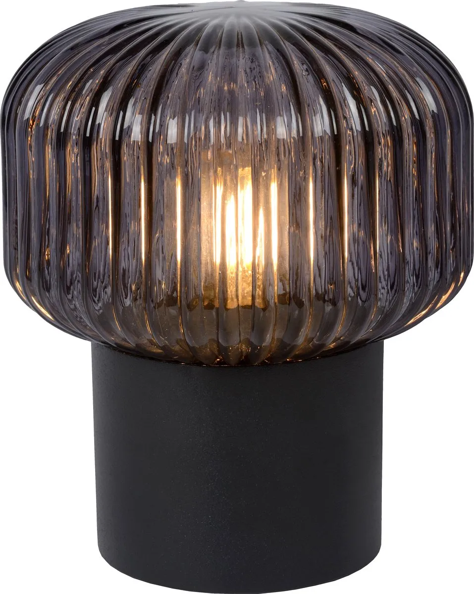 Lucide JANY Tafellamp Ø16cm - 1xE14 - Zwart
