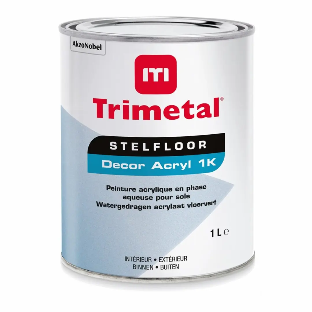 Trimetal Stelfloor Decor Acryl 1K Vloerverf 1L
