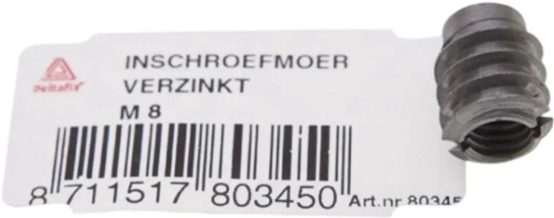 Deltafix Inschroefmoer M8