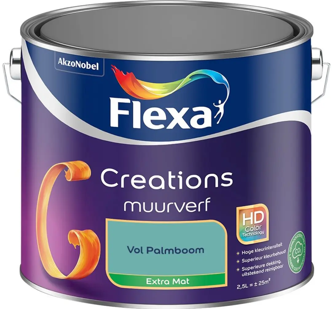 Flexa Creations Muurverf Extra Mat Vol Palmboom 2,5L