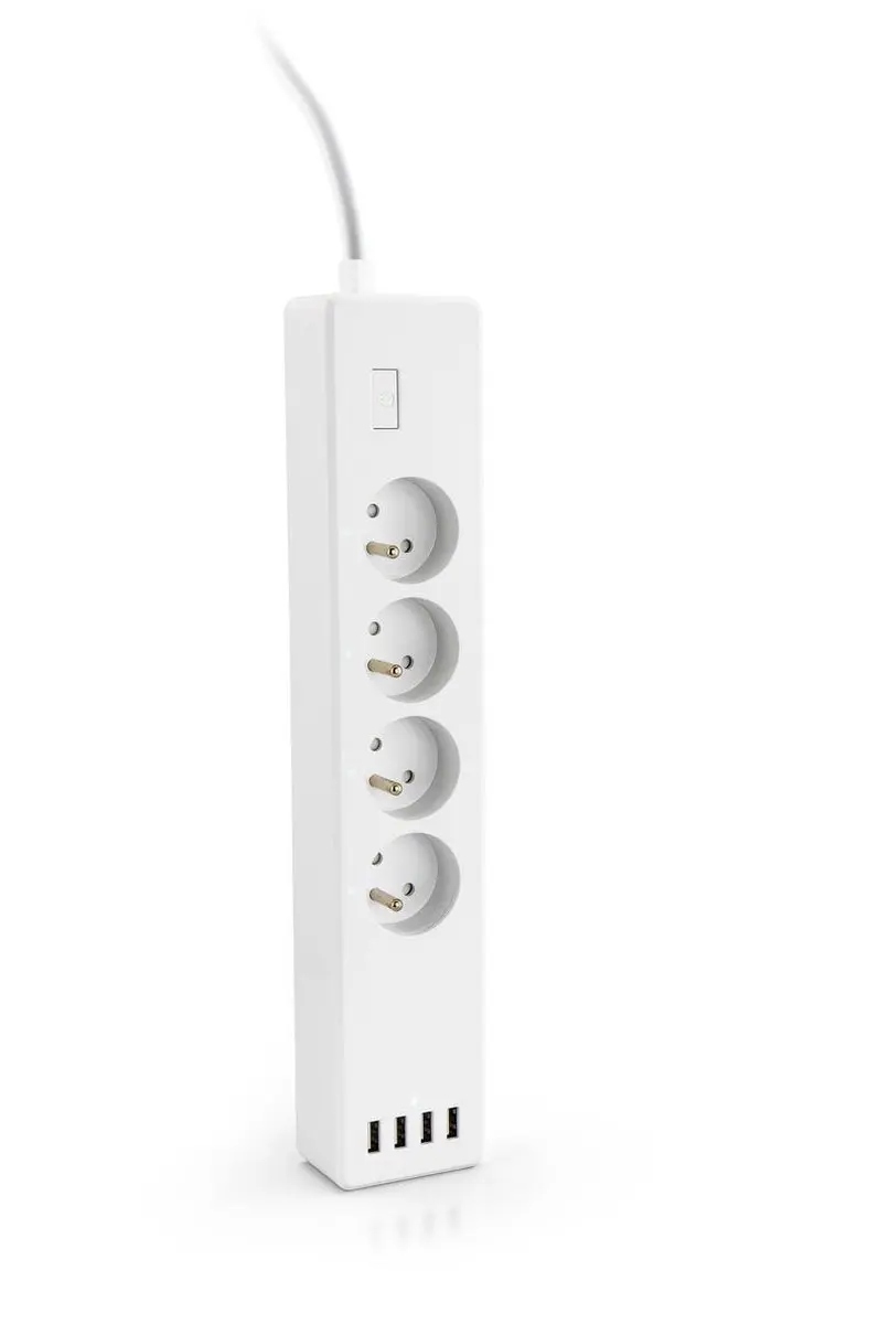 Caliber HWP302FU Slimme Stekkerdoos - 4x USB + 4x Type E - App/Bediening