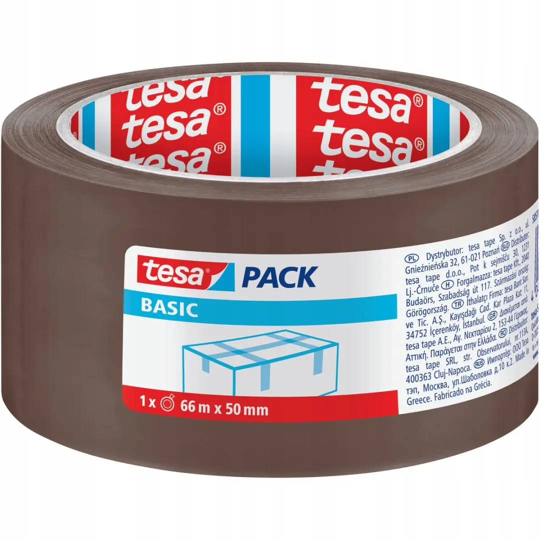 Tesa Pakkingtape Bruin 66m x 50mm