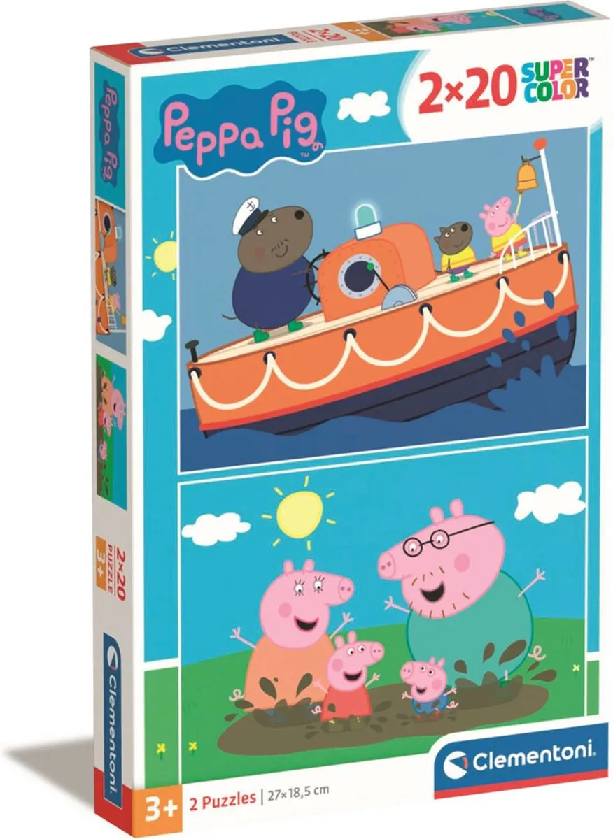 Clementoni Peppa Pig Puzzel 40 Stuks - Multicolor