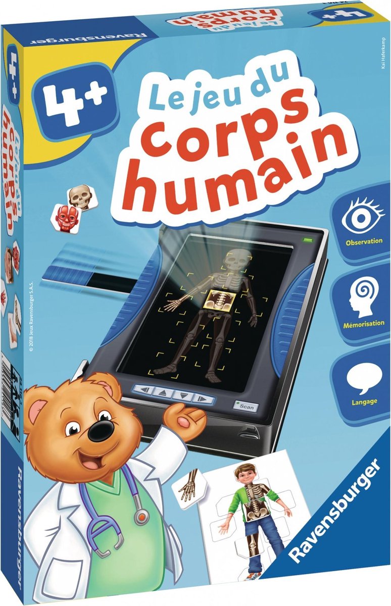 Ravensburger – Spiel des menschlichen Körpers, 24116