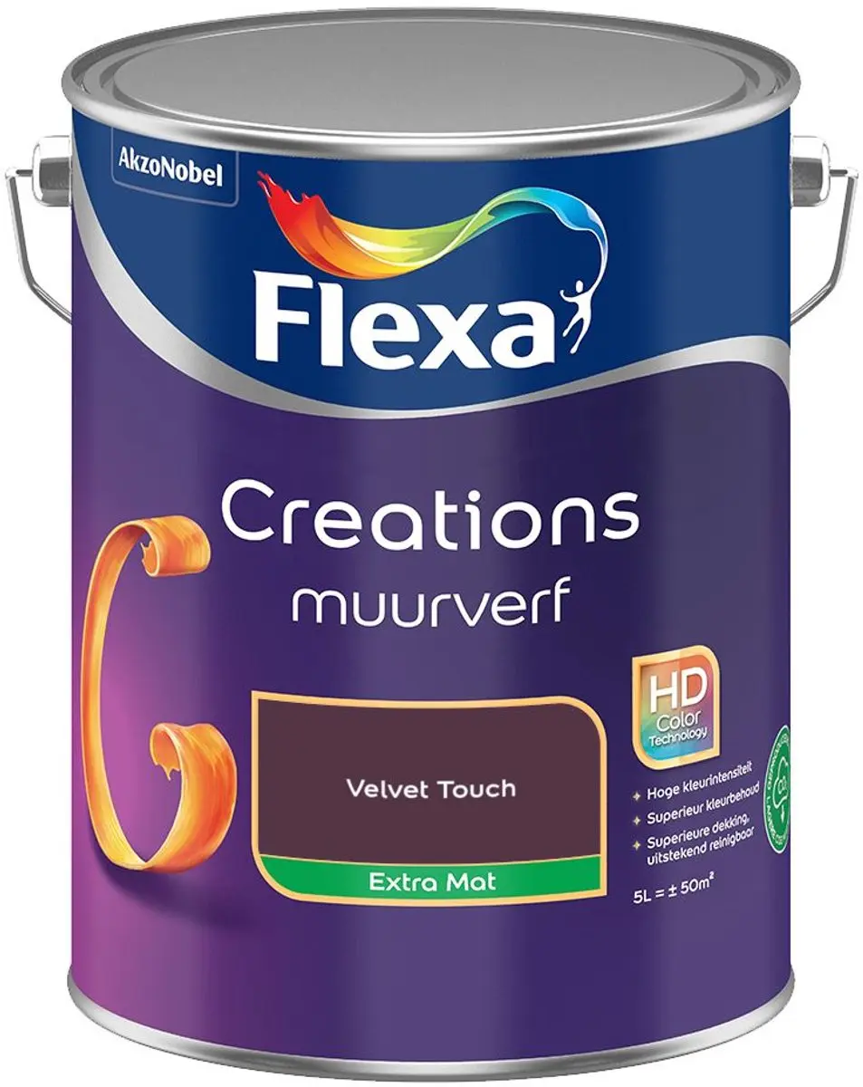 Flexa Creations Muurverf Velvet Touch Mengverf 5L