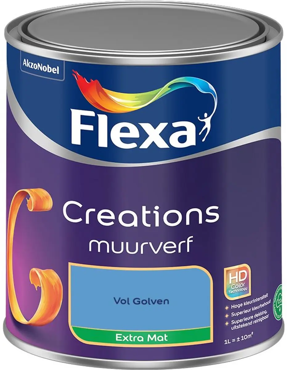 Flexa Creations Muurverf Extra Mat Vol Golven 1L