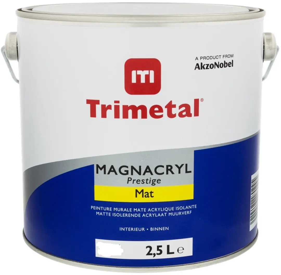 Trimetal Magnacryl Prestige Mat Muurverf RAL 9001 2.5L