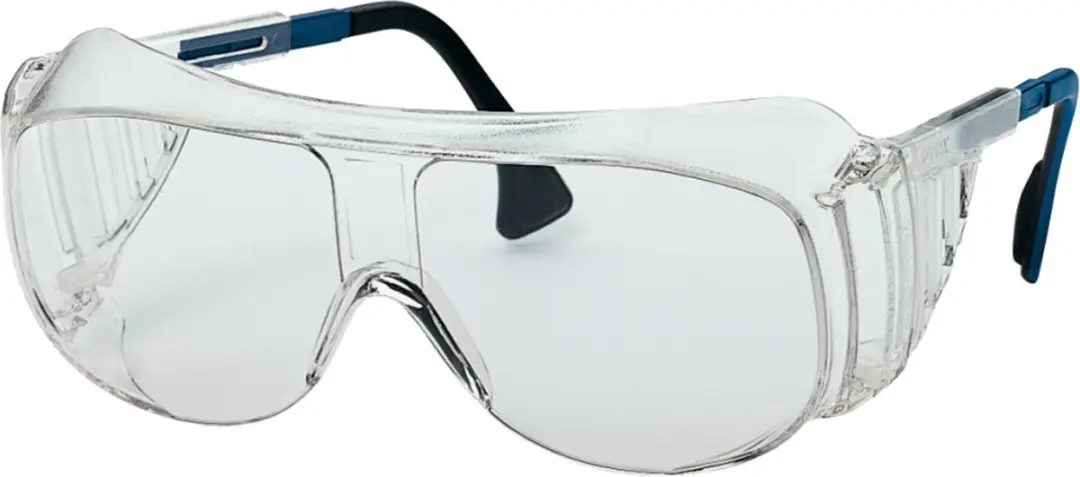 Uvex 9161-005 Overzetbril - Blauw/Transparant - afbeelding 6 van 6
