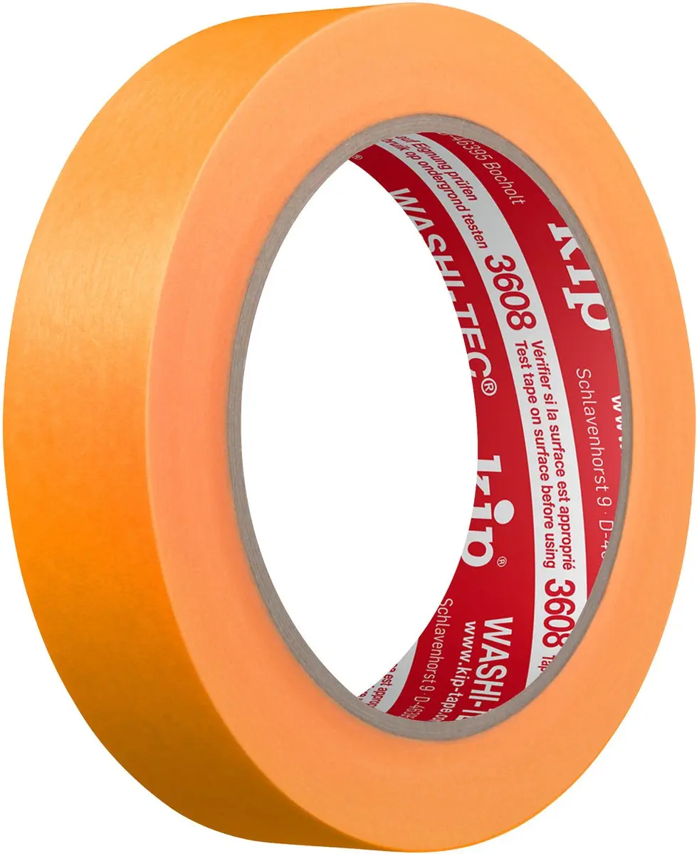 Kip 3608 Washi Tape Oranje 24mm