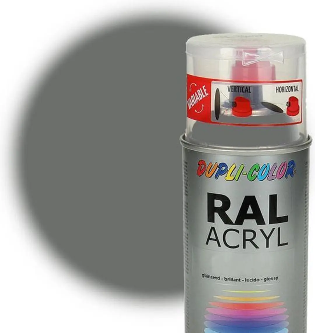 Motip Dupli-Color Acryl Spuitbus Hoogglans 0.4L - RAL 7005 Muisgrijs - afbeelding 6 van 6