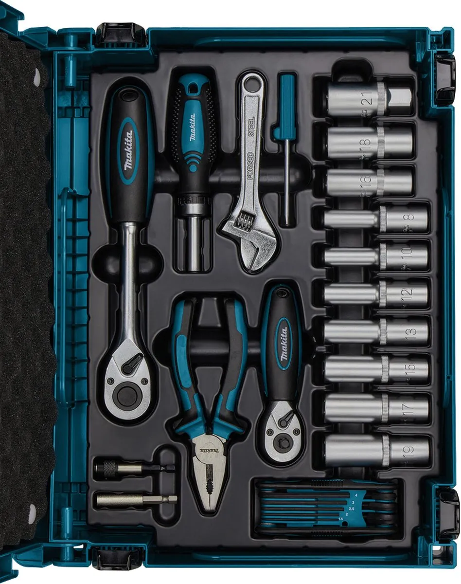 Makita E-11542 Handgereedschapset 87-delig