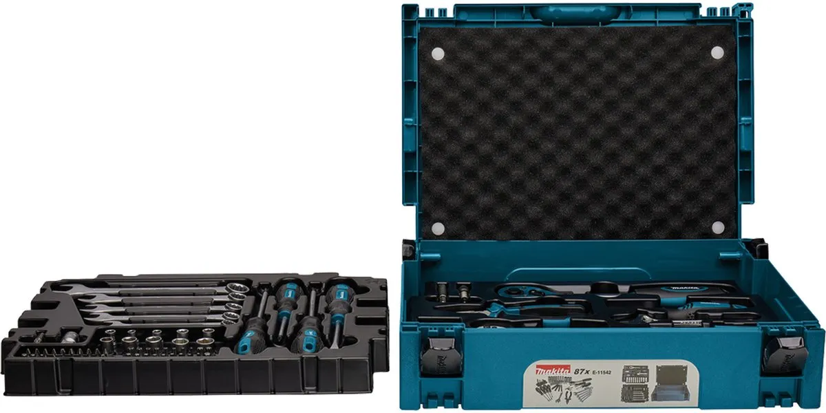 Makita E-11542 Handgereedschapset 87-delig