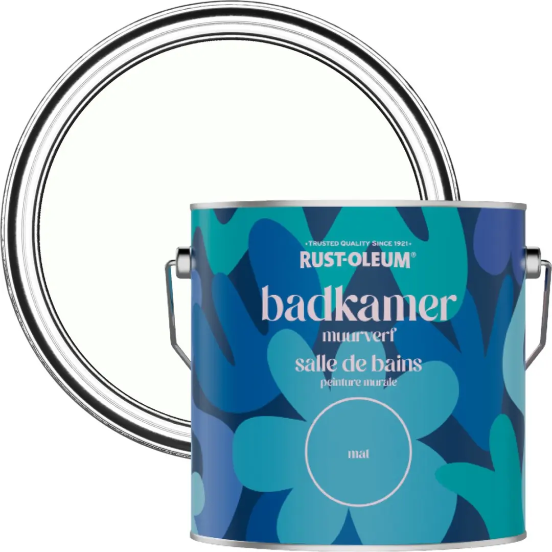Rust-Oleum Krijtwit Badkamerverf 2,5L