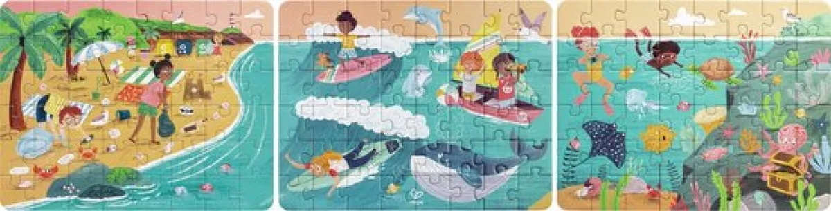 Hape Oceaan Vrienden Puzzel 1000 Stuks