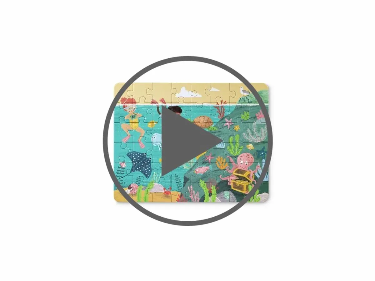 Hape Oceaan Vrienden Puzzel 1000 Stuks - Multicolor