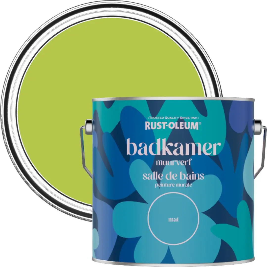 Rust-Oleum Groen Badkamerverf Limoen 2,5L