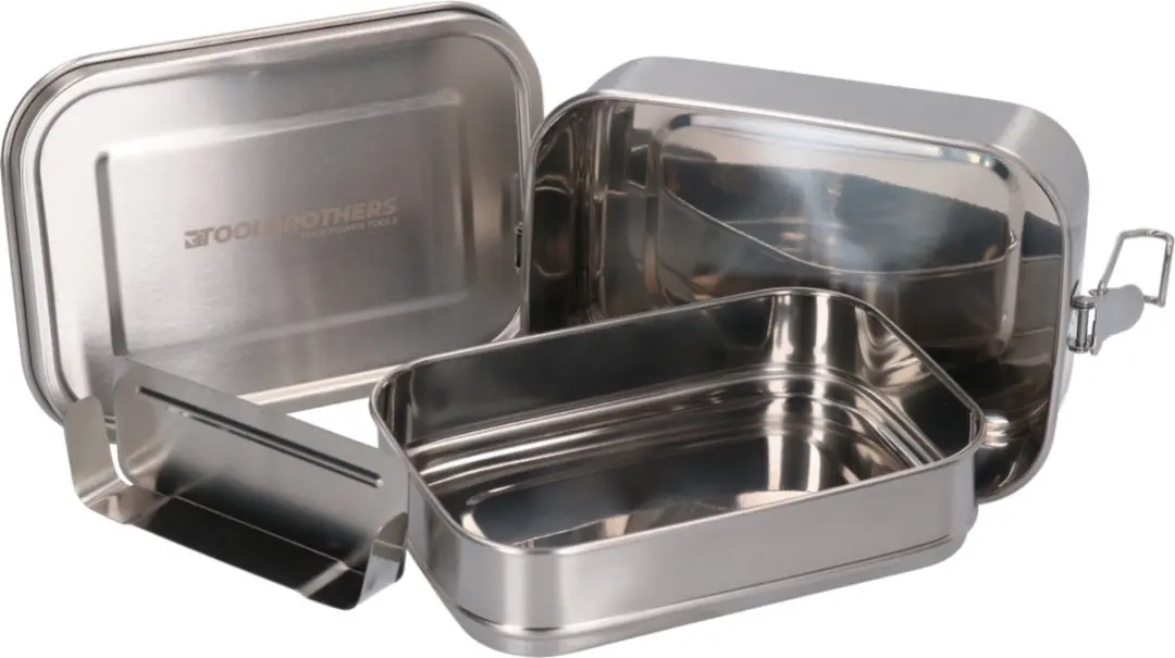 Toolbrothers Fan Roestvrijstalen Broodtrommel 2 lagen 1340ml