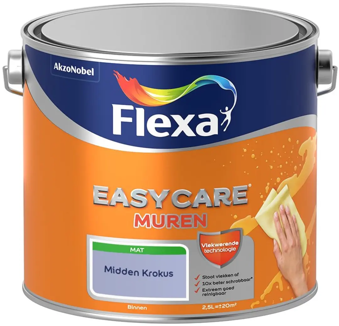 Flexa Easycare Muren Midden Krokus Mengverf 2,5L