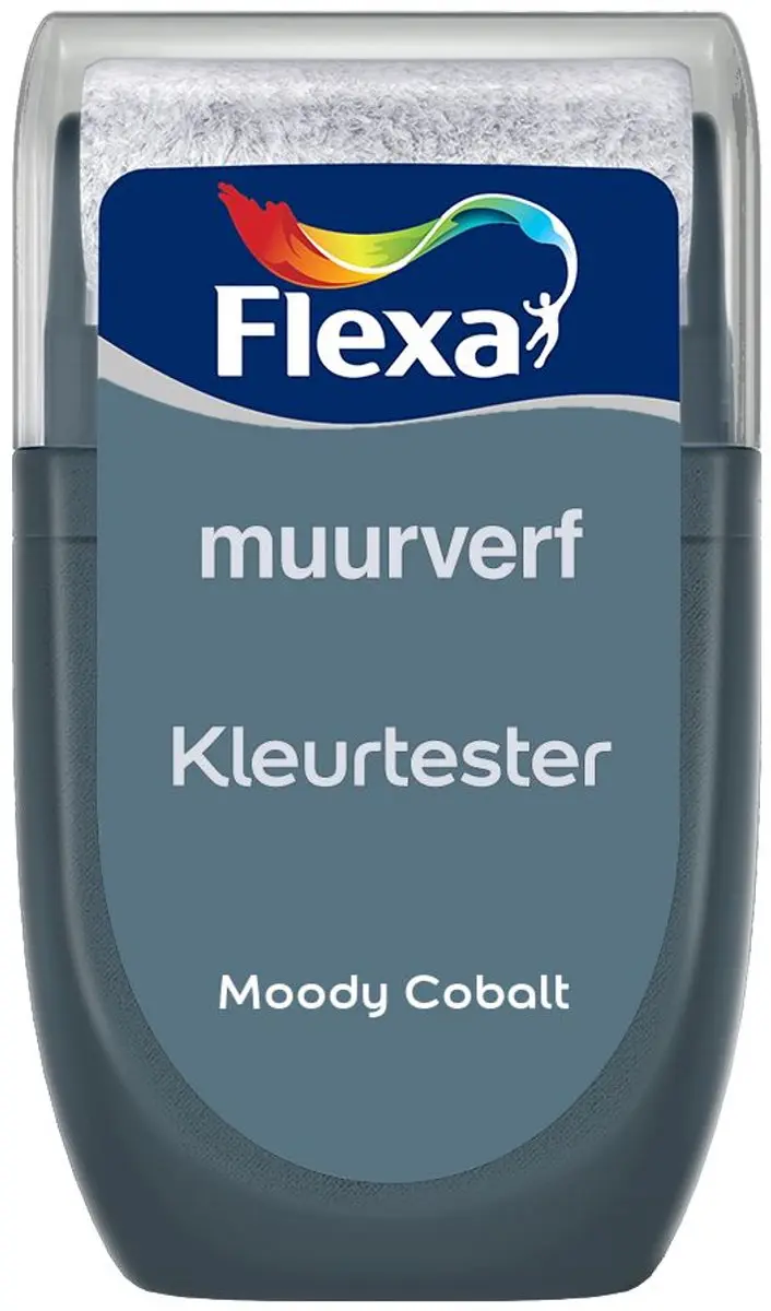 Flexa Kleurtester Muurverf Moody Cobalt 30ml