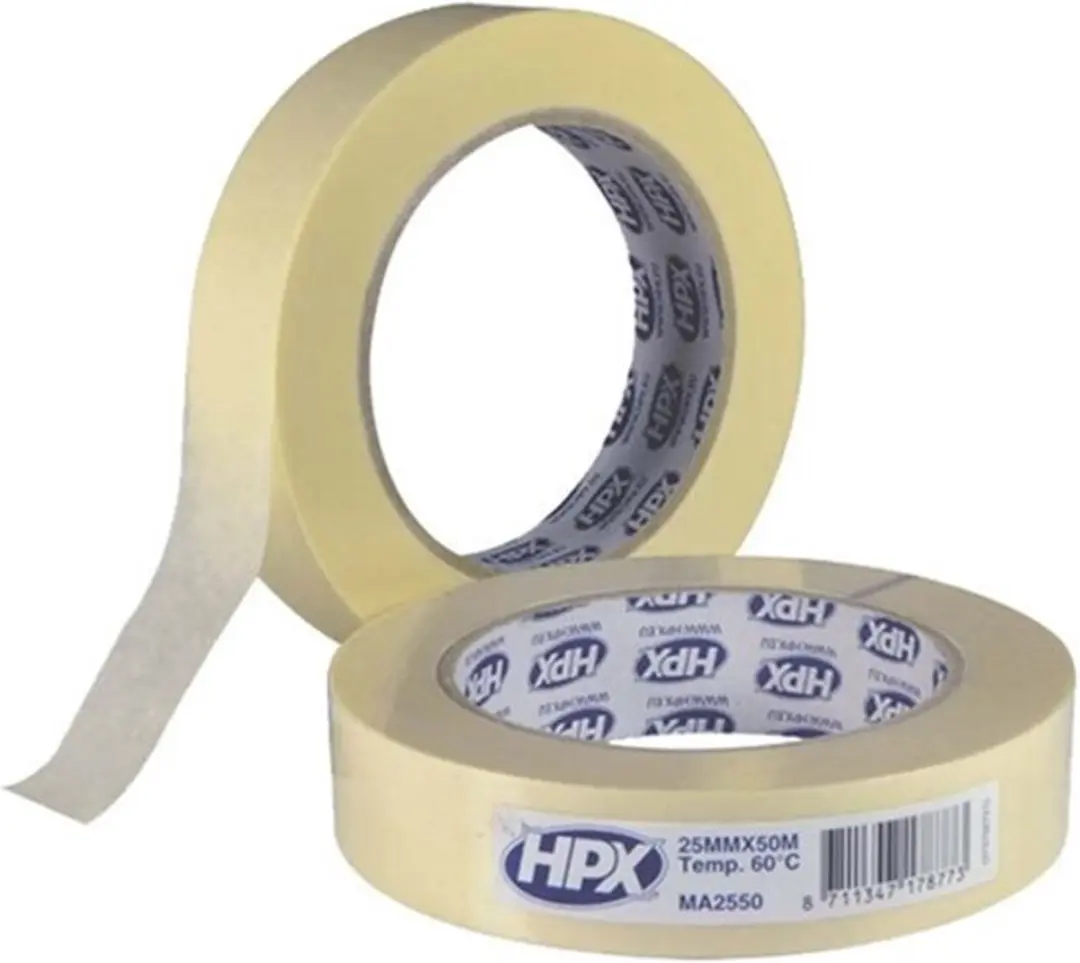 HPX Masking Tape 60°C - Beige 19mm x 50m