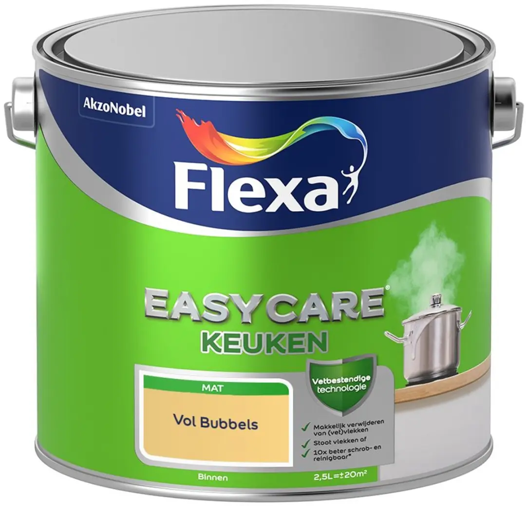 Flexa Easycare Keuken Vol Bubbels Mengverf 2,5L