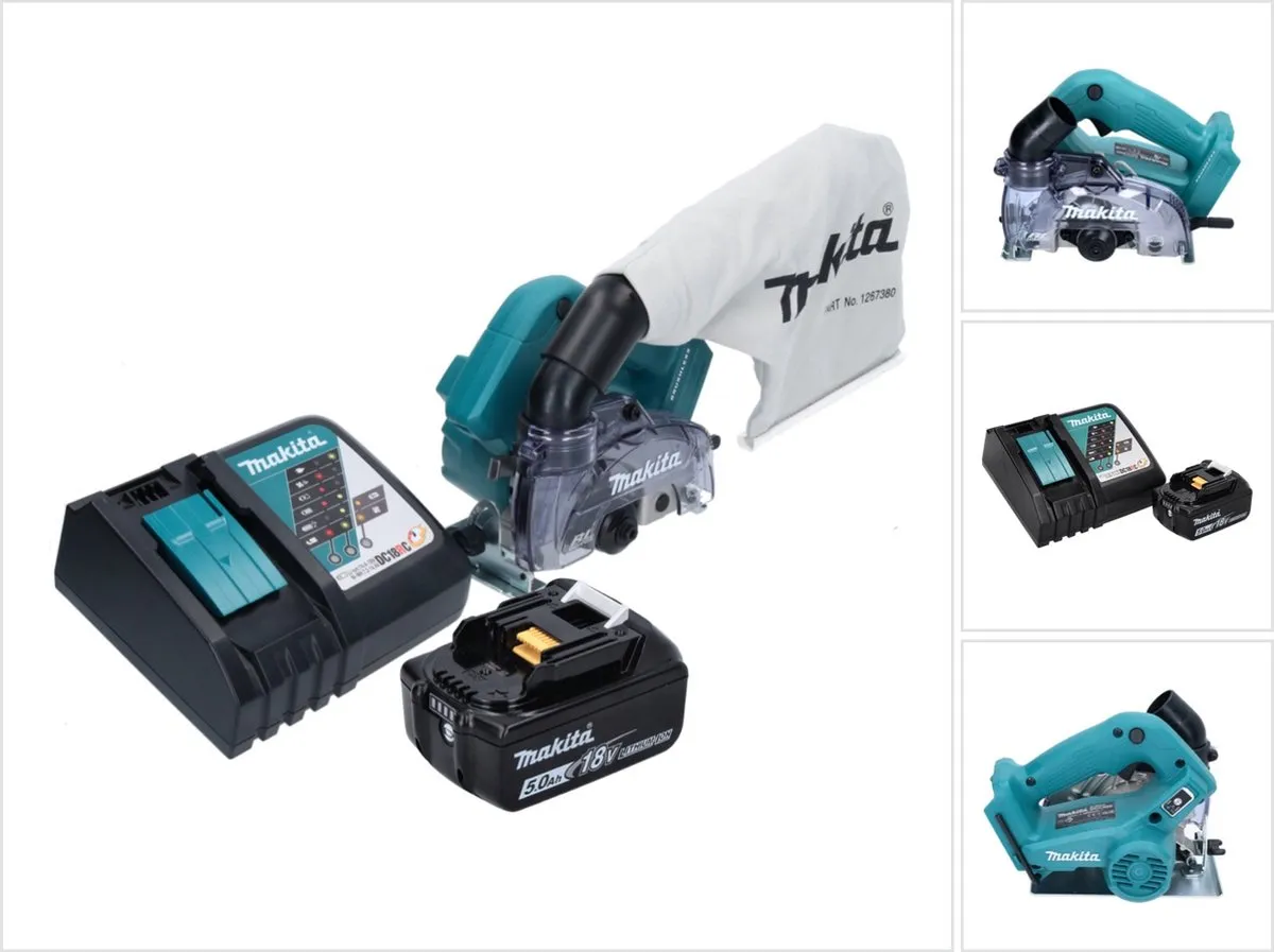 Makita DCC500RT1 Accu-Diamantslijper 18V 125mm