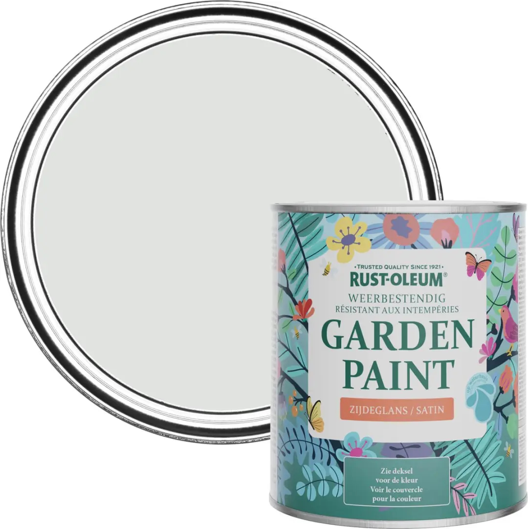 Rust-Oleum Bibliotheek Grijs Tuinverf 750ml
