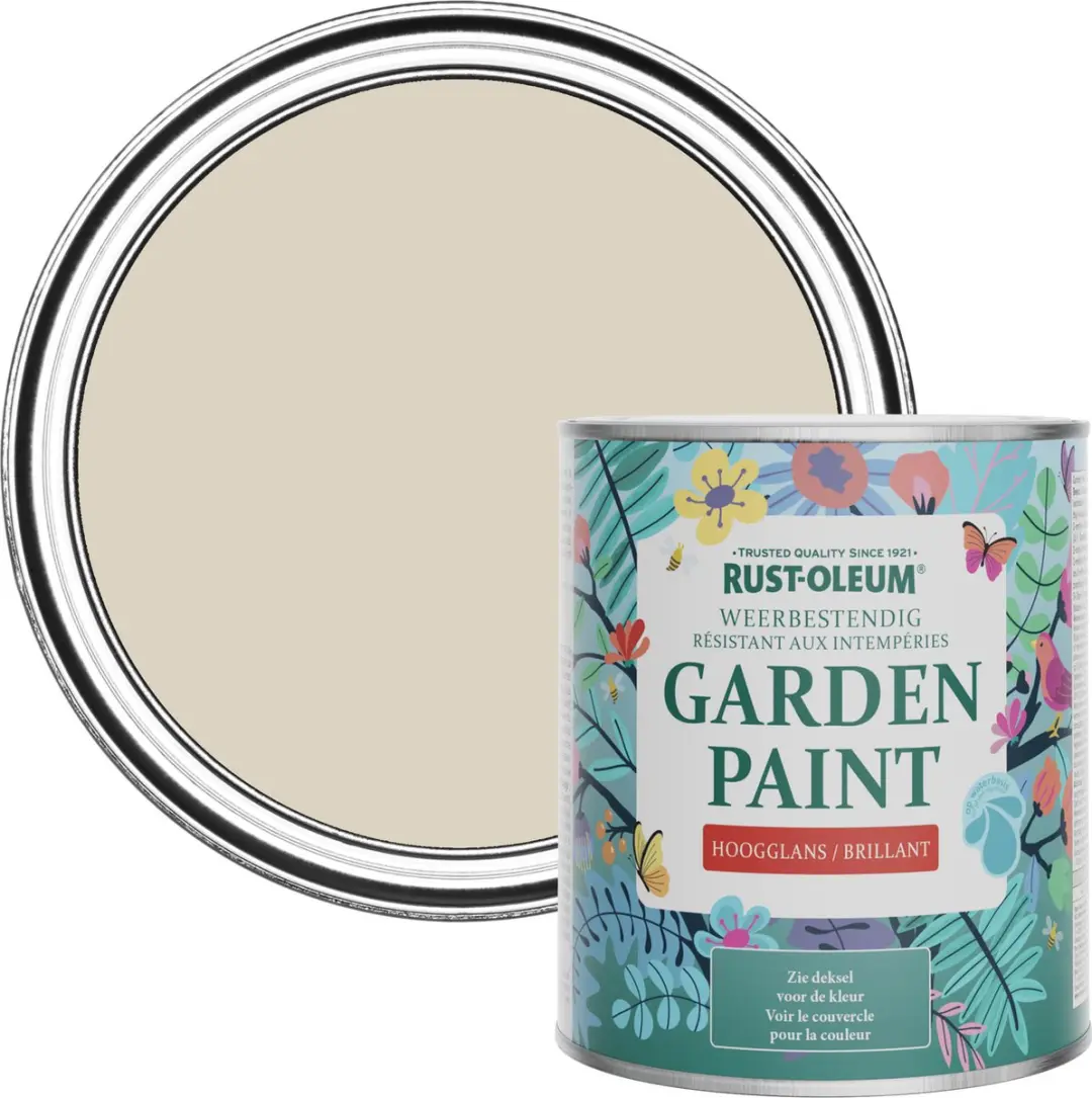 Rust-Oleum Lichtbruin Tuinverf Hoogglans 750ml