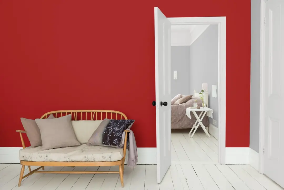 Flexa Strak Op De Muur Muurverf Brandweerrood 2,5L